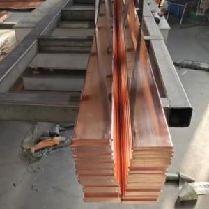 China C110 copper flat bar , copper square bars Width EN 10204-3.1 Certificate factory