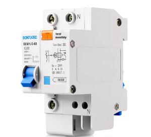 China 10mA 30mA 6KA Residual Current ELCB Circuit Breaker factory