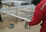 PVC coated American Portable Chain Link Fence Panels