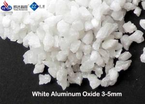 China Thermal Stable Fused White Alumina , 3 - 5 Mm Abrasive Aluminium Oxide factory