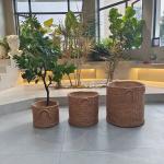 Long-lasting Fiber Clay Planter Withstands 5-6 Years Outdoor And Frost Resistant