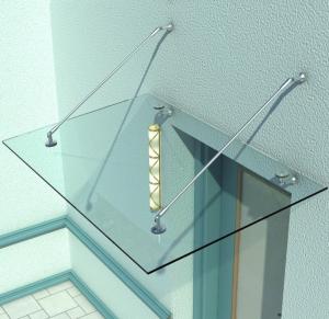 China Anti Impact Soundproof Polycarbonate Window Awnings factory
