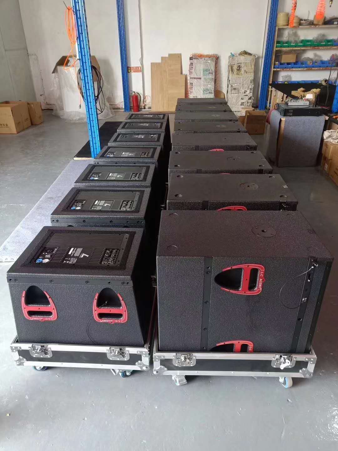 12 Inch 100 Cell Portable 1600W Active Passive Speakers