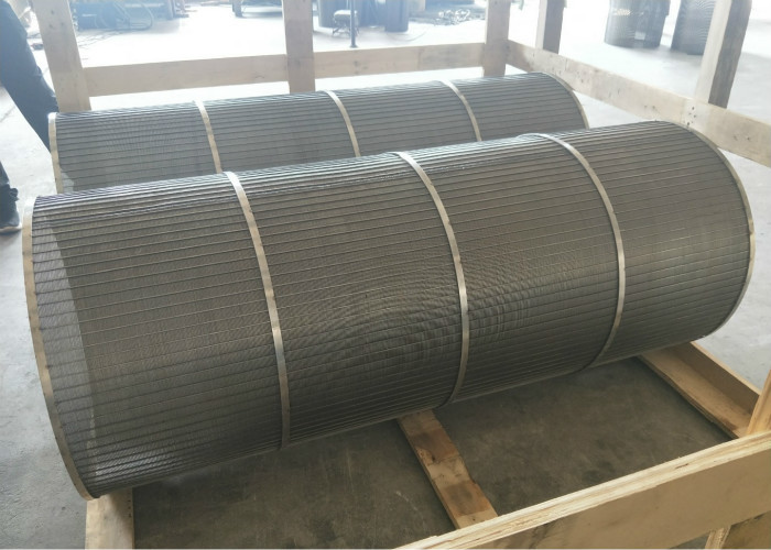 Anti Deformation Sand Control Screens , Stainless Steel Profile Wire Screen