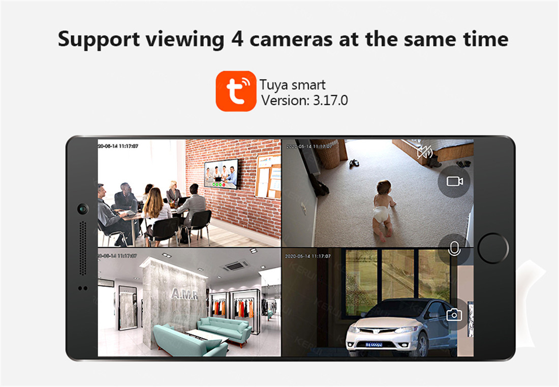Tuya Smart Life 720P 1080P IP Camera 1M 2M Wireless WiFi Camera Security Surveillance CCTV Camera Baby Moniter_copy