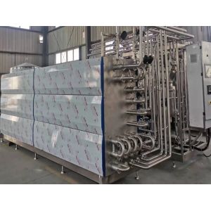 Industrial UHT Milk Processing Machine SUS304 / 316 Material