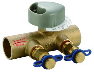 China YomteY LF Brass Circuit Setter Balancing Valve CXC factory