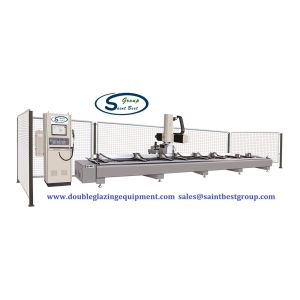 China Three Axis CNC Aluminium Door And Window Making Machine Digital Display factory