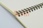 Ivory Coil Leather Cover A3 Spiral Binding Books