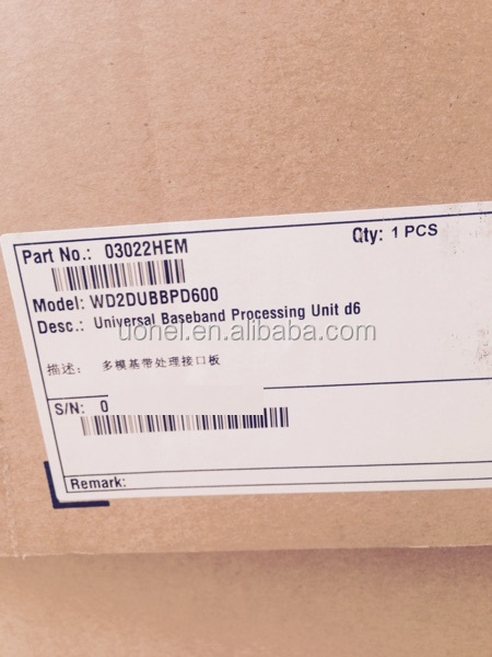 Huawei UBBPd6 WD2DUBBPD600 03022HEG Universal baseband processing unit d6 BOARD for Huawei BTS DBS BBU3900 3910 5900