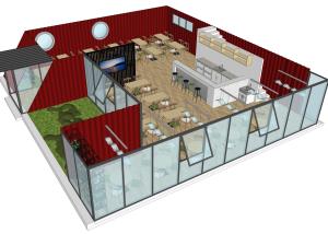 China 40ft Prefabricated Composite Steel Shipping Container Homes factory