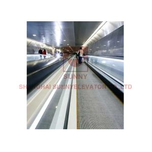 Humanized 0-6 Degree 1000mm Pallet Walkway Travelator Controlled System