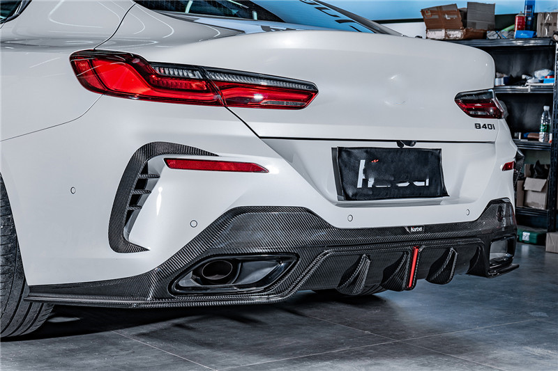 Hot Sale G14 G15 G16 840i 850i Carbon Fiber Body Kit Forbmw 8 Series Front Shovel Rear Diffuser Spoiler