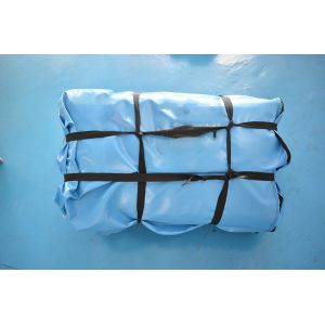 Red Inflatable Cylinder Paintball Bunker