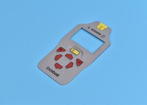 China Custom Shape Rubber Membrane Switch For Backlight Application / Automotive factory