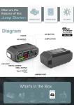 High Power Car Battery Booster Power Bank / Battery Jump Starter Total Output