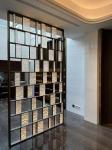 Light Custom Room Divider Screens Modern Luxury Stainless Steel Room Partition