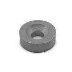 SGS SmCo Rare Earth Ring Magnets With Countersunk Hole