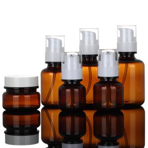 China PET Cosmetic Packaging Sets 90ml 130ml 160ml Recycable Leakproof factory