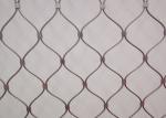 Ferruled 1.5mm 1.6mm Stainless Steel Wire Rope Mesh For Zoo Animals Enclosure