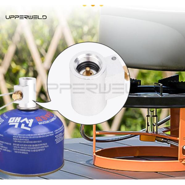 Propane Bottle Connector Convert for Outdoor Stove Burner Valve Butane Refill Adapter