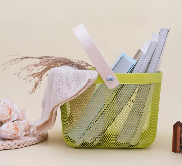Steel Organizer Iso Wire Mesh Basket Plain Weave
