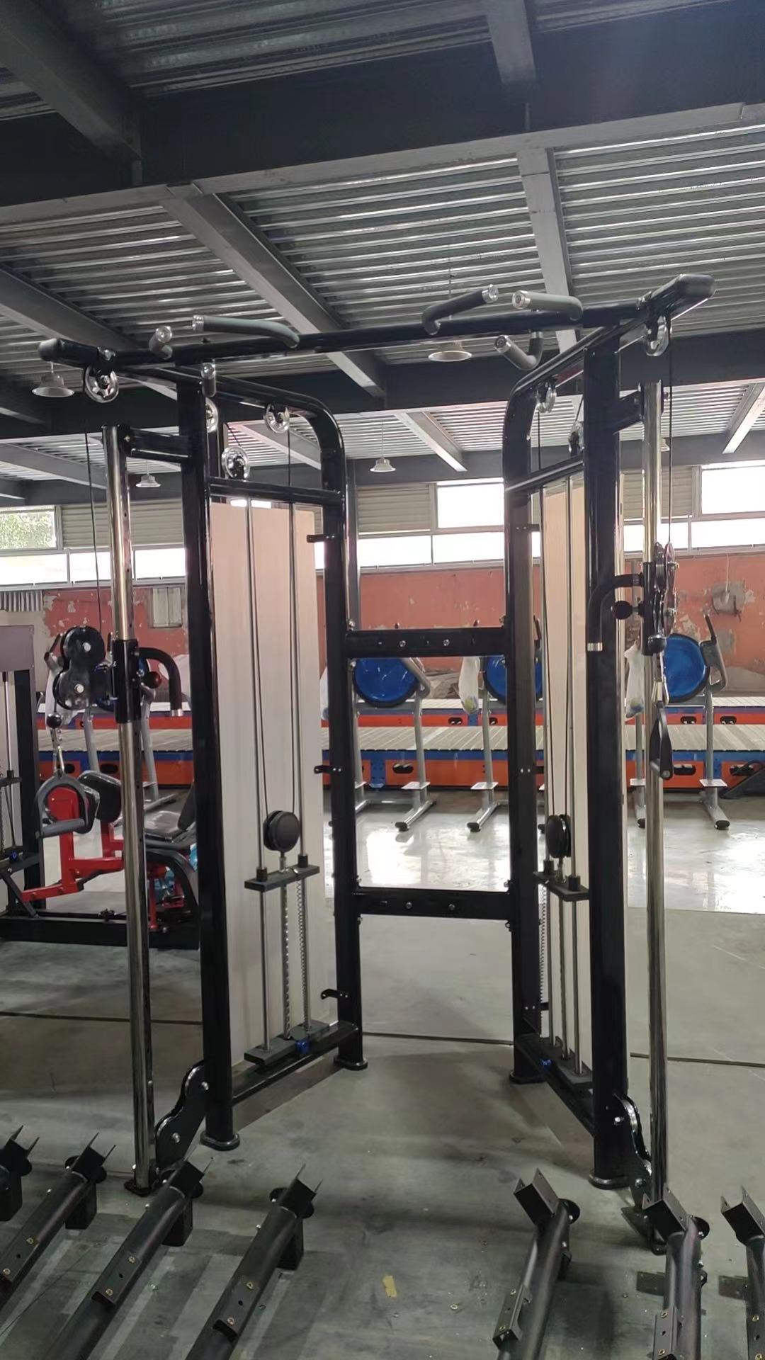 Commercial Gym Equipment Pin-Loaded Chest Press Adjustable Pulley Cable Crossover Multi Functional Trainer Machine