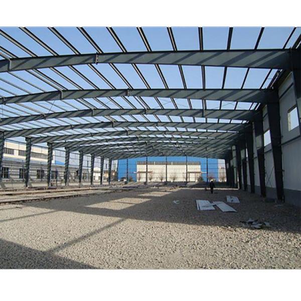 Painting Or Hot Dip Galvanized Finish Steel Frame Warehouse For Light Weight