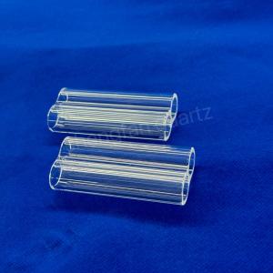 China Customized High Purity Transparent Polished Clear Glass Tube Furnace factory