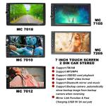 Wholesale 7 inch monitor car stereo 2 din with 1080P\Mobile phone interconnectio