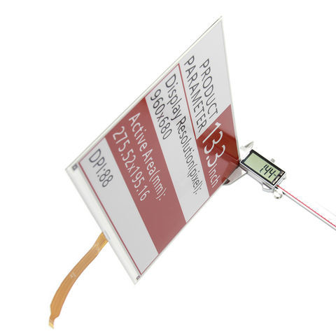 13.3 Inch E-Paper EPD Monitor Display, 960*680 For Red Black White Big E-Ink Display