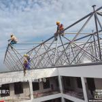 Wind Resistance Prefabricated Light Steel Frame Building Structure Model Storage