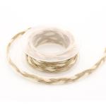 Garment Decoration Jute Rope Ribbon Gift Packing Wired Burlap Ribbon