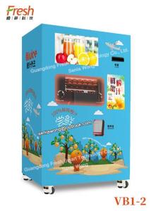 China commercial fresh Orange automatic Vending Machine blue Color fresh blend Juice Vending Machine For School Shops Use factory