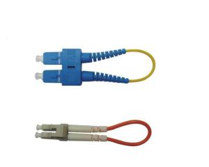China SC LC MPO Fiber Optic Loopback optical fiber cable patch telecommunication with CE factory