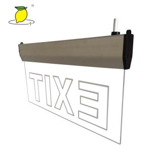 China 4w Plastic LED Emergency Exit Sign / Fire Safety Exit Signs CE ROHS factory