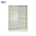 4 Tiers Metal Library Bookshelves Indoor Books Organization Storage Display Rack