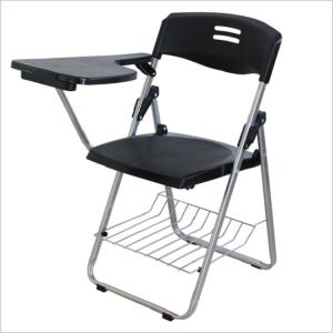 China School Student Folding Training Chair With Writing Conference Pad Table Plastic Book Basket factory