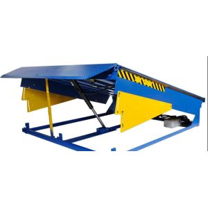 Push Button Mechanical Loading Dock Leveler Easy Operation Variable Speed