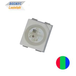 China IC driving 3528 SMD RGB LED 4 Pin Super Bright PLCC4 SMD Multicolor LED For LED Strip factory