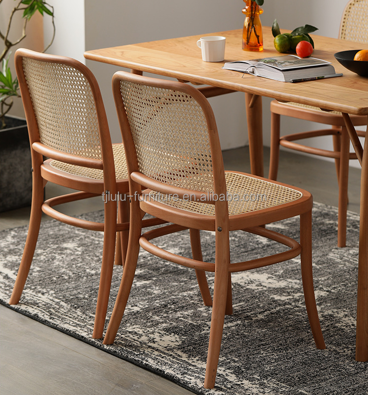 Modern Design Living Room Solid Wood Rattan Wicker Wedding Wooden Chair For Events Customizable with OEM Service Support