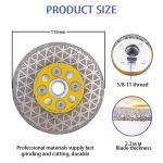 Electroplated Double-Sided Diamond Saw Blade Cutting Wheel Grinding Disc Glass