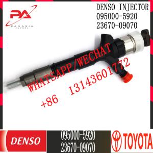 China DENSO Diesel Common rail Injector 095000-5920 for TOYOTA 23670-09070 factory