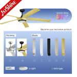 REACH Certified 1stshine LED Ceiling Fan with Dimmable Lighting and Remote