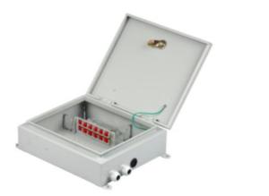 China IP55 12 Cores FTTH Distribution Box Indoor Wall Mount Patch Panel Cabinet factory