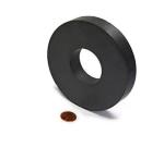 Strong Round Shaped Ferrite Magnet Permanent For Subwoofer Speaker