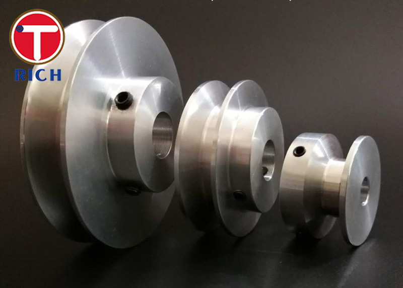 Stainless Steel CNC Turning Parts Single Groove Motor Belt Drive Pulley For Auto