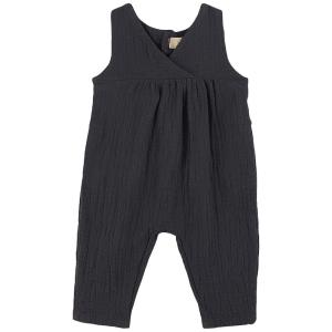 China 2023 Summer Kids Girls 100% Cotton Muslin Back buttons Jumpsuits Toddler Girl Clothes Bodysuits Baby factory