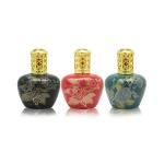 Luxury 100ml Glass Packing Red Green Traditional Pattern Round Catalytic