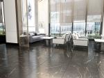 5.5mm Dark Brown Marble Vinyl Flooring Recyclable Corrosion Resistant GKBM